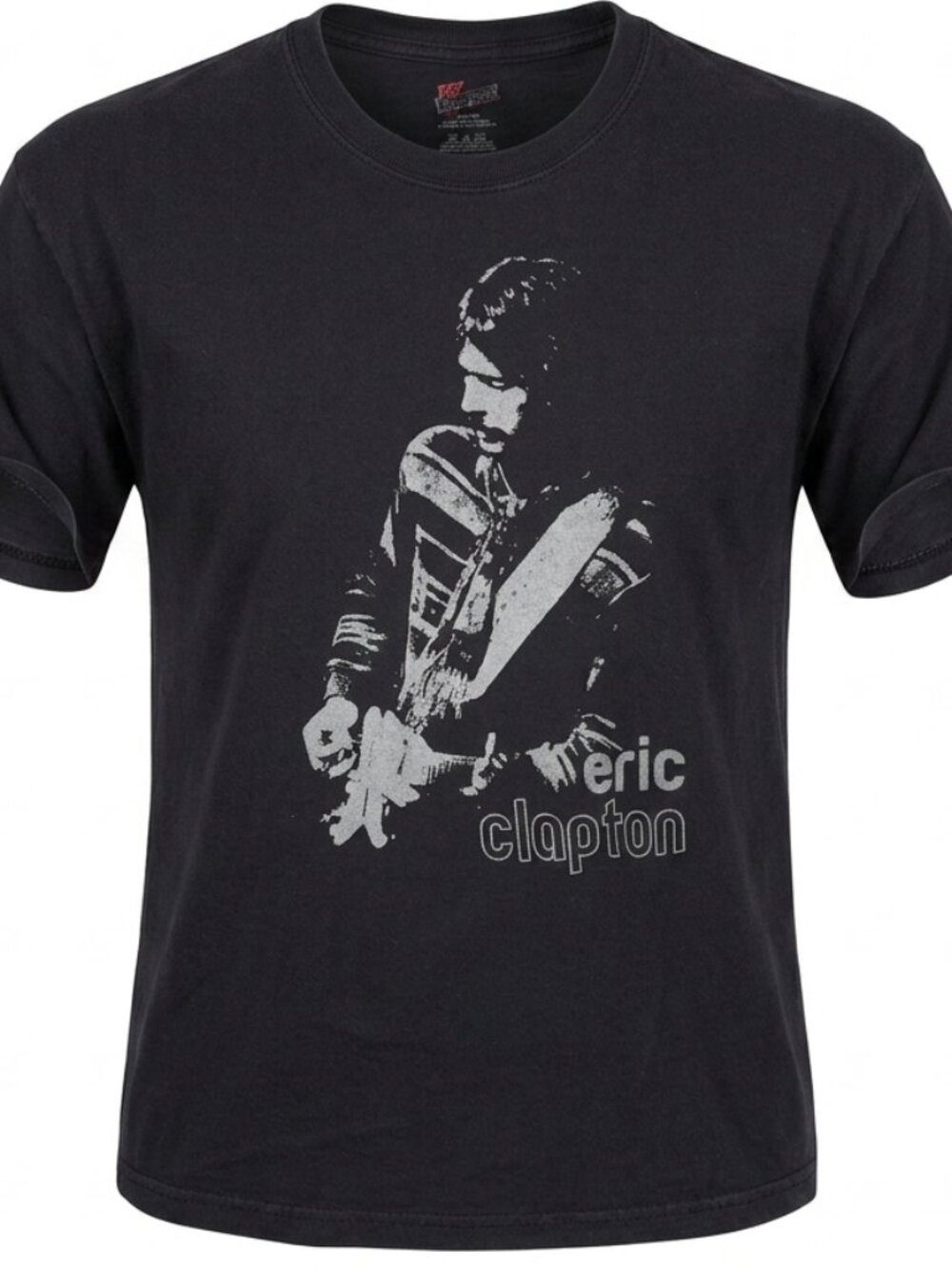 Hanes Eric Clapton 2006/7 World Tour Graphic Tee Black Size M